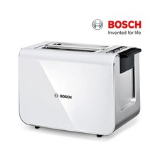 Bosch Styline Stainless Steel 2-Slice Wide Slot Toaster White TAT8611NGB