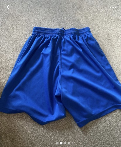 Macron blue football shorts - macron,