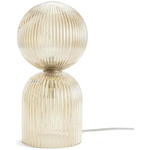 Glass table lamp champagne - glass,