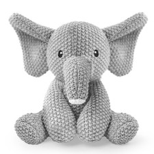 8.5'' Knitted Elephant Plush