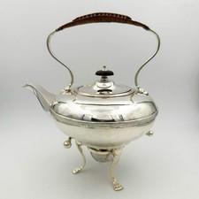 MATTHEW BOULTON KETTLE & BURNER STAND OLD SHEFFIELD PLATE 19TH CENTURY