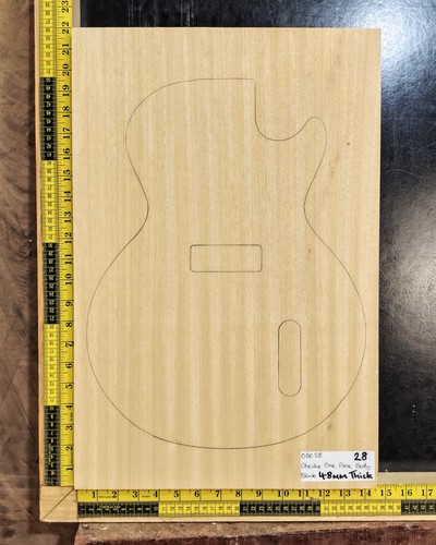 Obeche guitar making - obeche, body