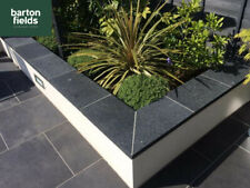 Wall Copings, Natural Black Granite Double Brick Wall Copings: 600x300x25mm