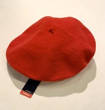 Original Vintage 1990s Brand New Red Beret Kangol 100% Wool - Made in UK