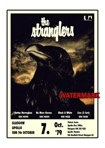 The stranglers gig poster - the,