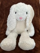 Tjm Large cream bunny rabbit soft toy plush