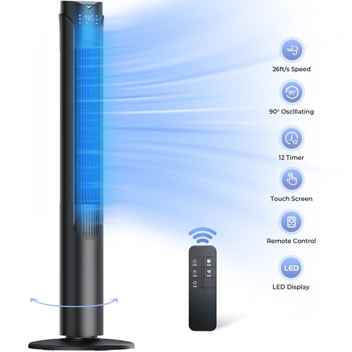 41in tower fan wide - tower,