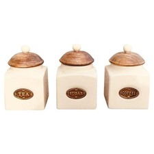 3Pc Ceramic Coffee Tea Sugar