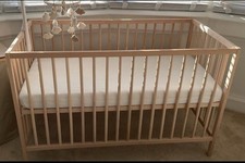 IKEA SNIGLAR Cot 60x120 Beech