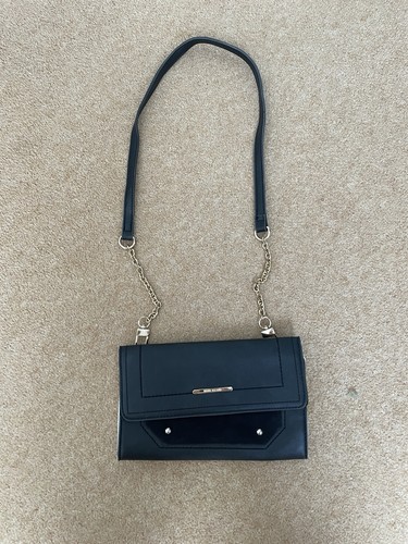 Ladies black faux leather - black,