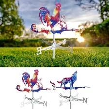 Metal Colorful Rooster