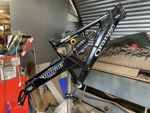 Orange 223 downhill frame - orange,