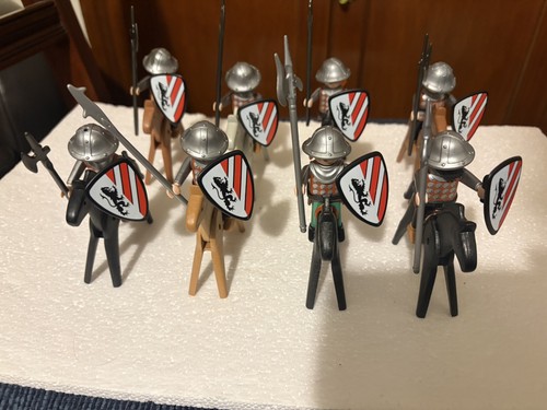Playmobil knights on horse - 8,