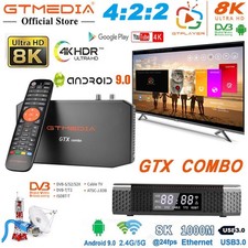 8K FTA DVB-S/S2/S2X/T2/C Combo