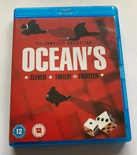 Blu Ray - Ocean's Trilogy - Eleven Twelve Thirteen - Discs Never Played - Oceans