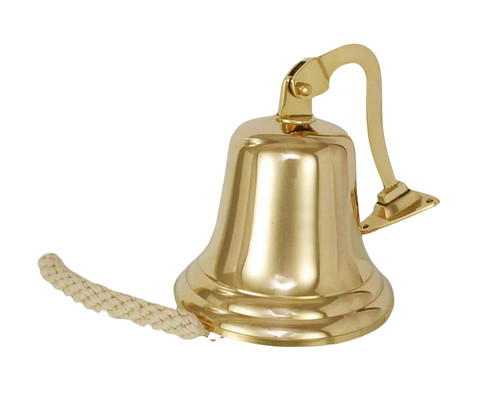 Brass ship bell - brass, pub