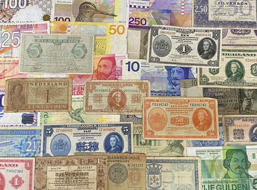 Dutch gulden banknotes - dutch,