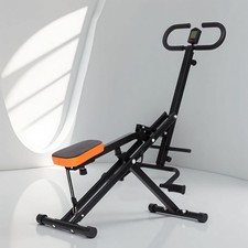 Squat and Rowing Machine, Foldable Glute & Leg Trainer for Home Workout