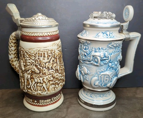 Lot avon beer steins - of,