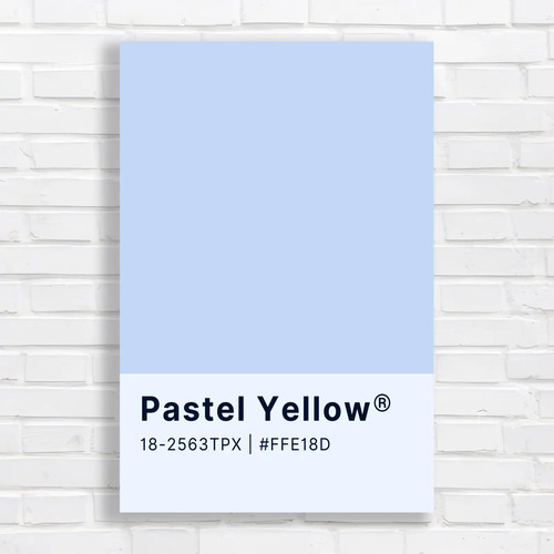Pastel yellow minimalist blue - yellow,