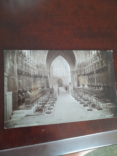 Old postcard nantwich - old,