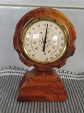 Wooden desktop thermometer - wooden,