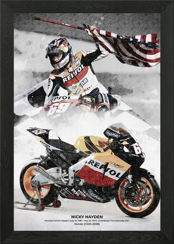 Nicky hayden motogp poster - hayden,