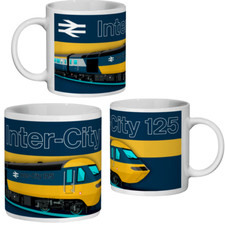 Intercity 125 Mug Retro British Rail Train Spotter Railway Enthusiast Gift