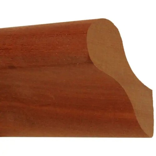 Dark hardwood pigs ear moulded - ear,