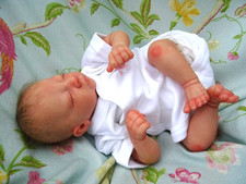 SORRY-SOLD Reborn prem tiny baby Thumbelina 13" 2lb4 L Scherer JosyNN