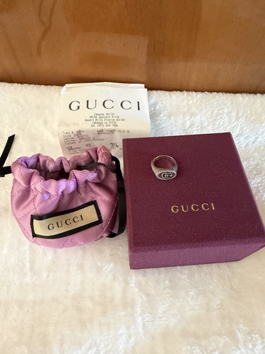 Gucci silver ring - silver, w/