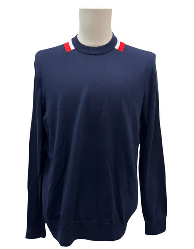 Fore collar striped crewneck - striped,