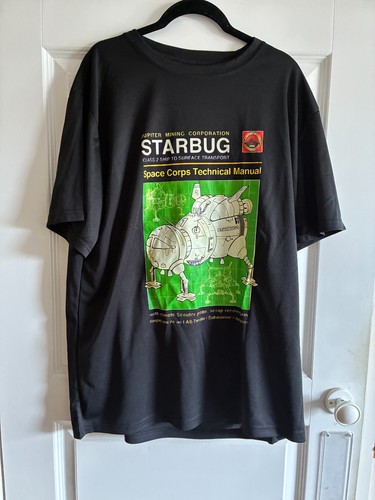 Red dwarf star bug shirt - red,
