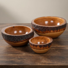 Mango Wood Bowl Solid Rustic