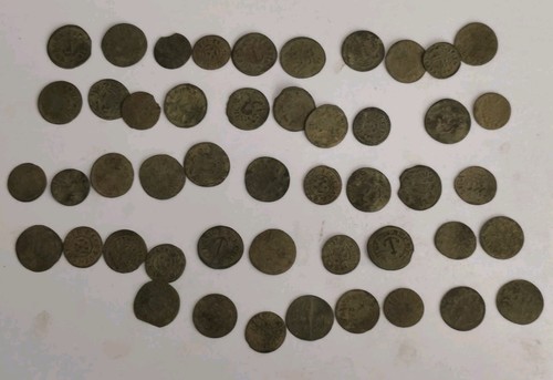 Lot antique german brass - 48,