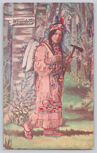 Wyandotte indian with - indian,