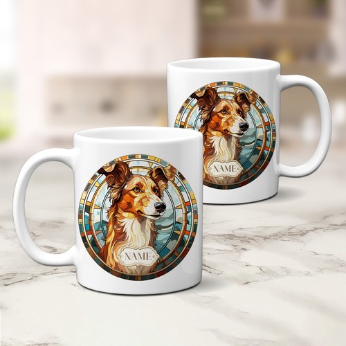 Personalised borzoi dog mug - dog,