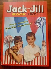 Jack and Jill Book 1971 Vintage Hardback Children's Book Annual
