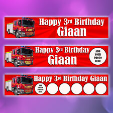 2 x Personalised Birthday Fire