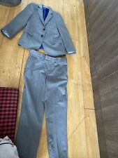 Marks and spencers boys grey suit jacket new trousers worn once 5-6 7-8