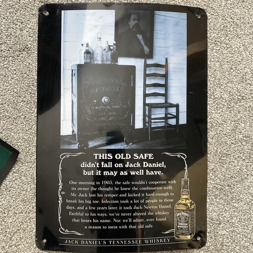 Jack daniels metal tin - jack, sign
