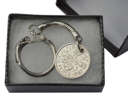 Coin keyring british - -,