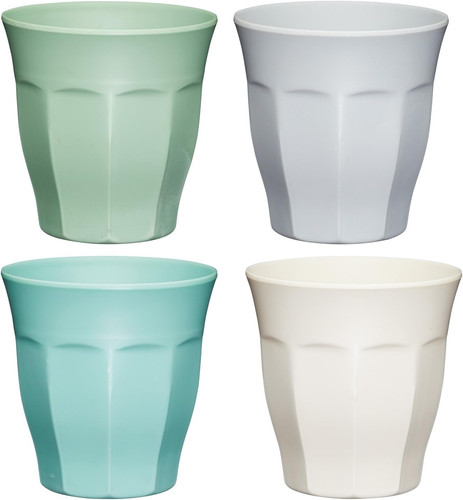 Melamine plastic cups set - plastic, cups,