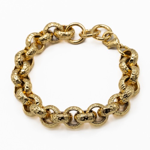 Men 9ct gold chunky link - 9ct,