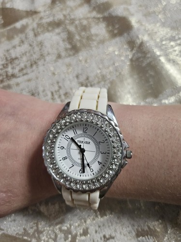 Terner white watch - white, crystal