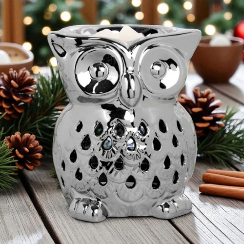 Silver owl tea - owl, light