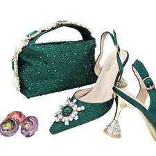 Women's Shoes and Bag Set with