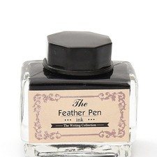 Vintage feather quill dip - feather,