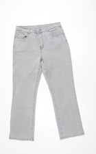 Diane Gilman Women's Grey Straight Jeans Size 12