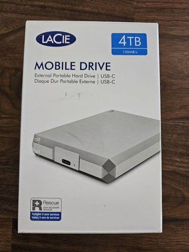 Lacie 4tb moon - moon, silver